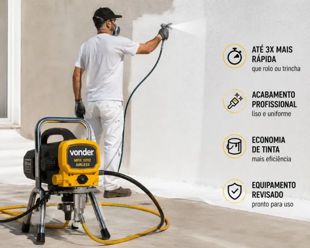Aluguel - Máquina de Pintura Airless Vonder