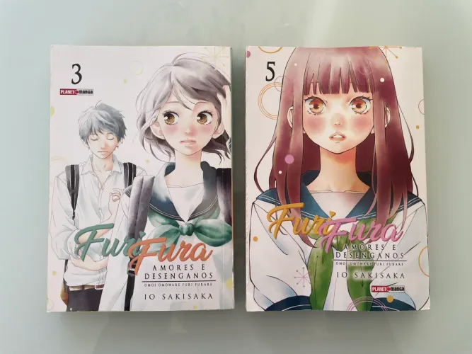 Mangá Furi Fura - Amores e Desenganos (volumes 3 e 5)