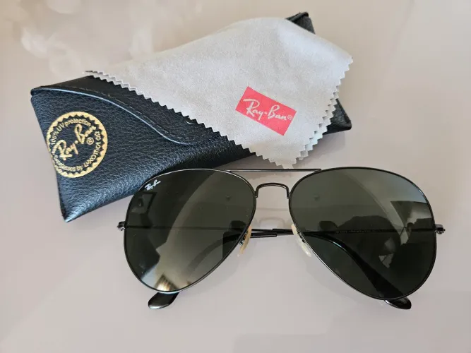 Ray-Ban aviador tamanho grande original
