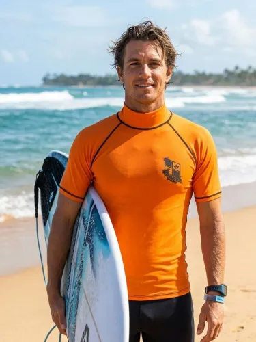 Camisetas em lycra para surf