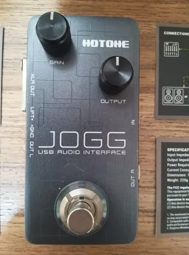 Guitarra - Interface de Áudio Hotone Jogg | Pedal de Guitarra