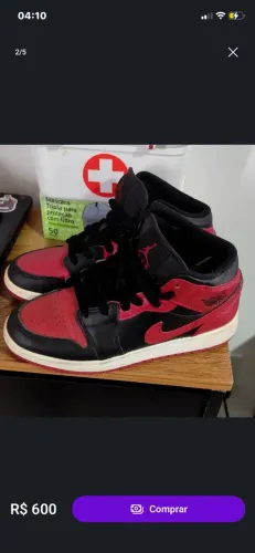 Tênis air jordan original
