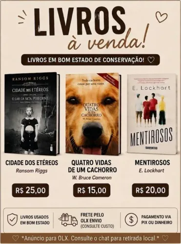 Desapego de Livros - Vários Títulos