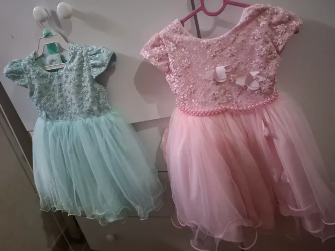 Vestido festa menina 1 aninho