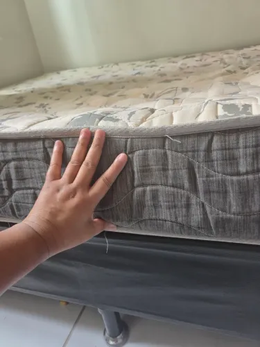 Conjunto cama box + colchão casal