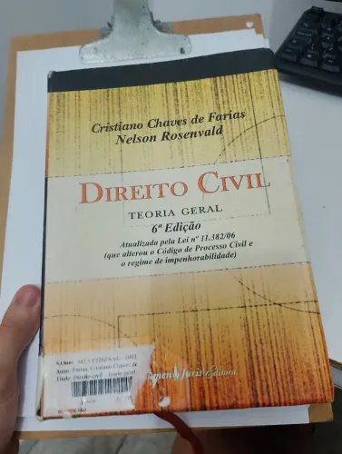 Direito Civil Teoria Geral,6 edição, Cristiano Chave de Farias
