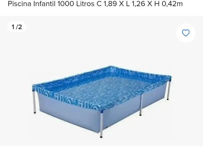 Piscina 1 000 litros