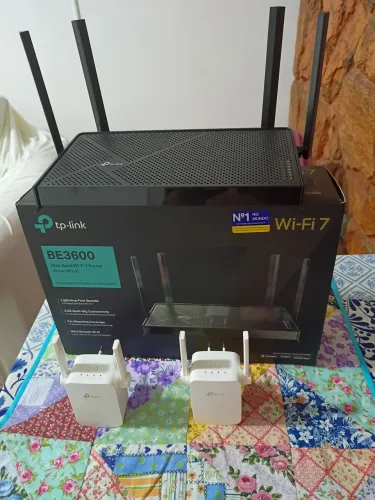 ROTEADOR TP LINK WI-FI 7 DUAL BAND PORTA 2.5 USB