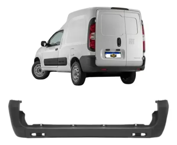Parachoque Traseiro Fiat Fiorino 2014 15 16 17 18 19 20 2021
