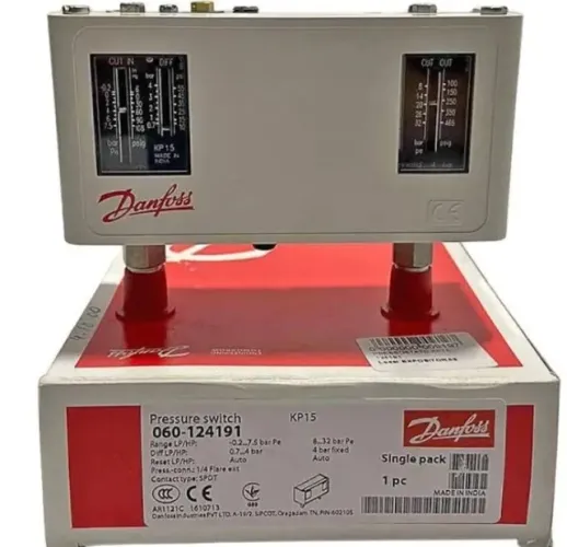 Pressostato Danfoss KP15 Original - Novo