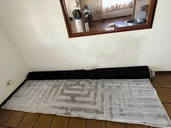 Tapete Felpudo Cinza 3x4m Polipropileno Antiderrapante J. Serrano seminovo!