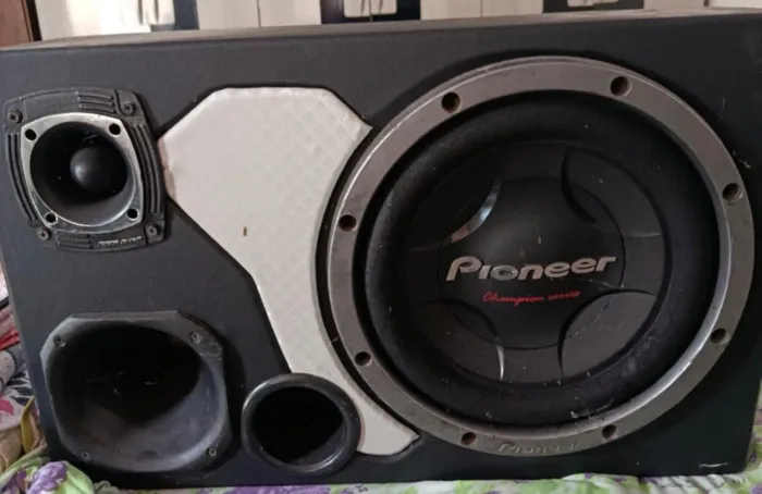? CAIXA DE SOM AUTOMOTIVO PIONEER + MÓDULO TARAMPS TS400