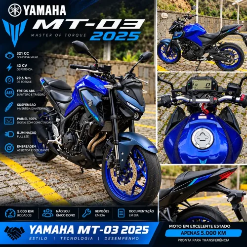 Yamaha MT-03 321/abs 2025