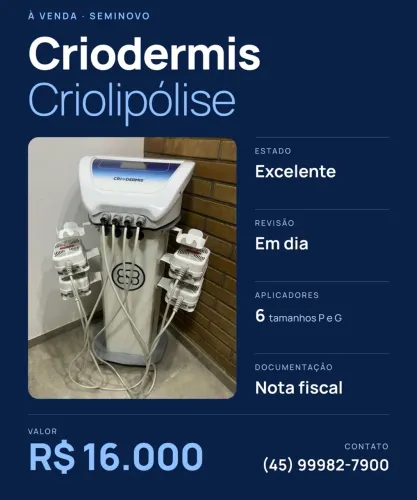 À VENDA: Criodermis Criolipólise ?