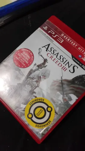 Assasins Creed 3 PS3 Manual conservado