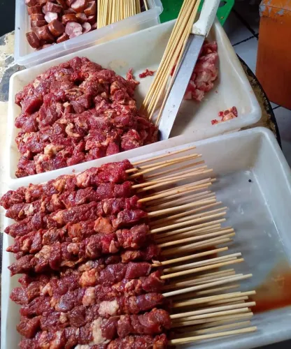Churrasco carne, misto e calabresa por 2.50 unidade