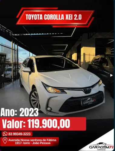 Toyota Corolla XEI 2.0 Flex 16V Aut. 2023
