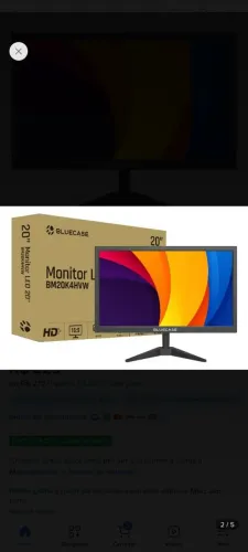 Monitor Bluecase 19 polegadas 75 hz ótimo estado