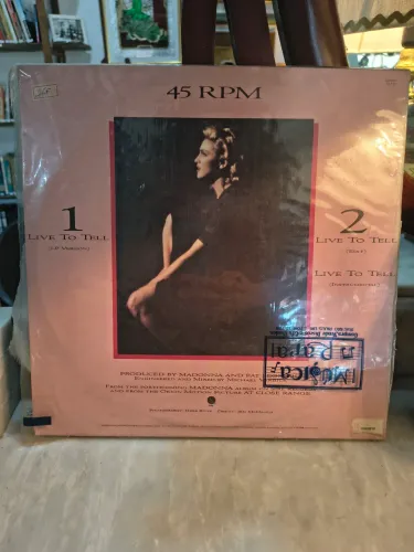 Vinil LP Live To Tell - Madonna