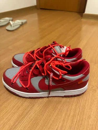 Dunk offwhite vermelho original (aceito ofertas)
