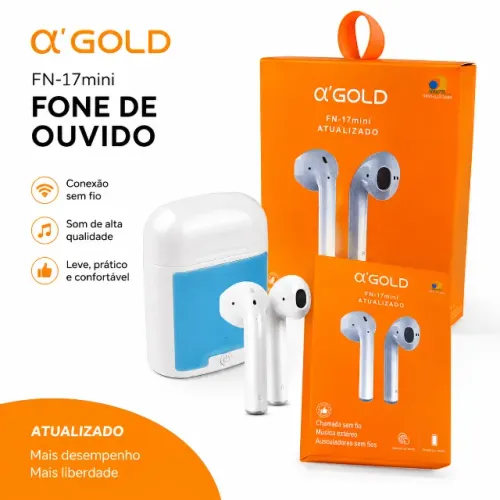 Fone de ouvido A'Gold FN-17 Mini
