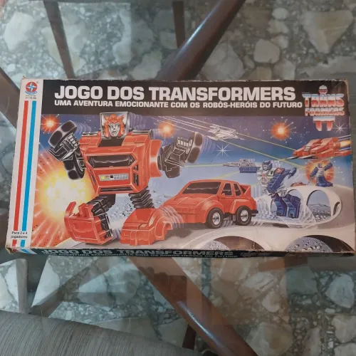 Jogo Tabuleiro Transformers Estrela anos 80 completo 