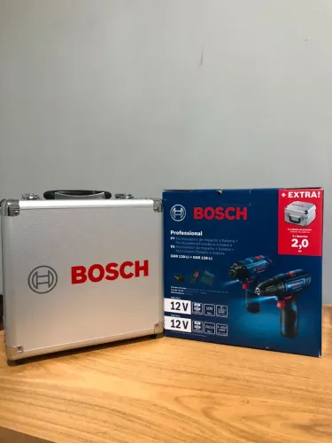 Kit Bosch Parafusadeira e Chave Impacto GSR120-LI + GDR120-LI 23AC