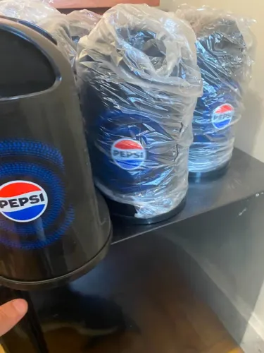 6 Porta Guardanapo Papel Canudo Sache De Plástico 3x1 - Pepsi Kit