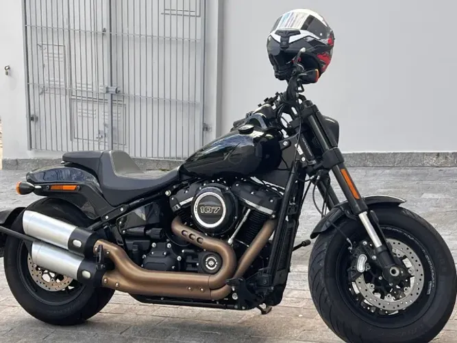 Harley-Davidson Fat Bob 107 2020 - Abaixo da FIPE - Aceita Carro