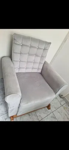 Poltrona amamentação cinza