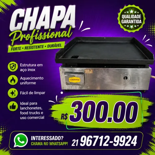 Chapa De Hambúrguer