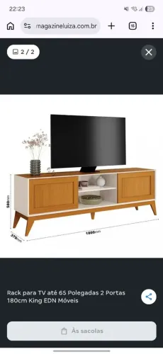 Rack para TV até 65"