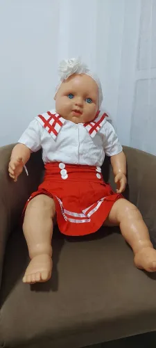 Boneca Bebezão Acalanto Gigante Anos 90 (80cm) - Raridade de Colecionador