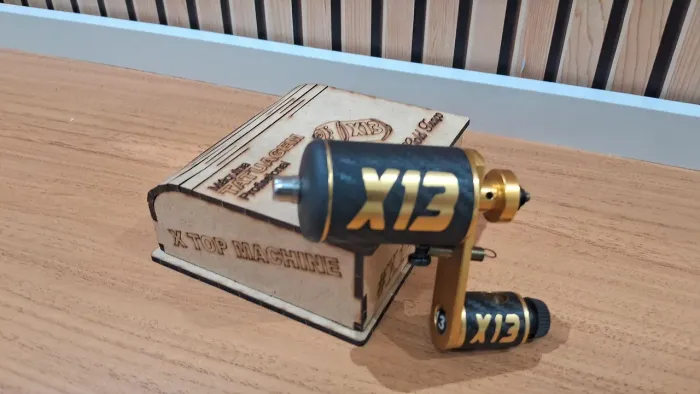 Máquina de tatuagem rotativa X13 Gold