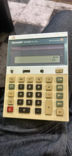 Calculadora Antiga Sharp Elsi Mate El-2124