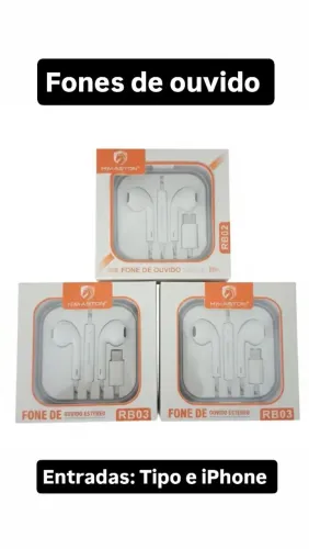 Fone de Ouvido para iPhone e Android Tipo-C - Pronta Entrega!
