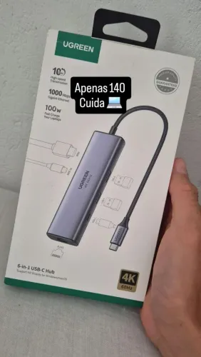 Hub usb-c 6 em 1 ugreen