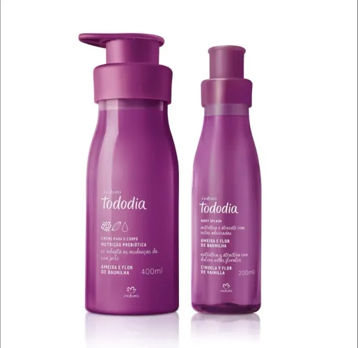 Kit Colônia + Hidratante Ameixa e Flor de baunilha