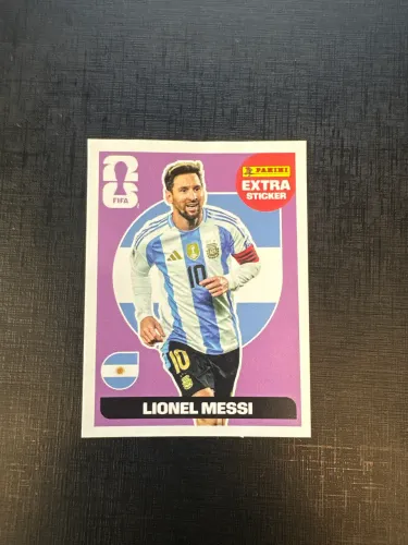 Figurinha Extra Sticker Regular Lionel Messi