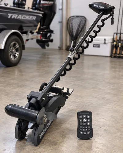 Motor Elétrico MotorGuide Xi5 Saltwater 80 lb - 24 V - Haste 60? - GPS + Controle Remoto