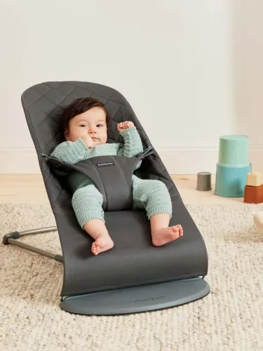 Cadeira De Descanso Babybjörn Bouncer Bliss Para Bebê Antracita Perfeita