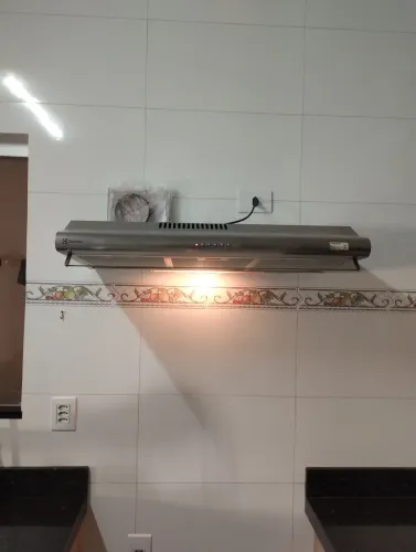 Depurador de ar Electrolux 80 cm funcionando perfeitamente acompanha manual de instalação 