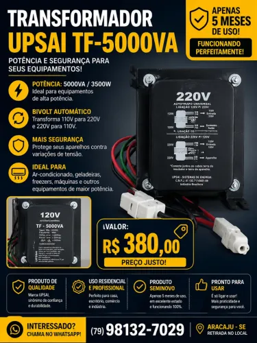 Transformador UPSAI TF-5000VA
