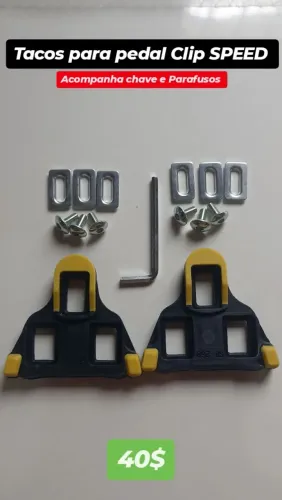Tacos para pedal clipe Speed tipo shimano