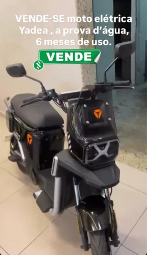 Moto elétrica a prova d?água na garantia.