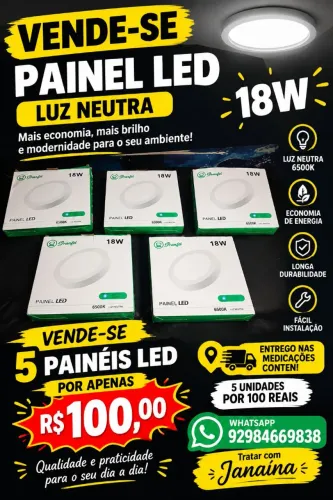 Painel LED 18w