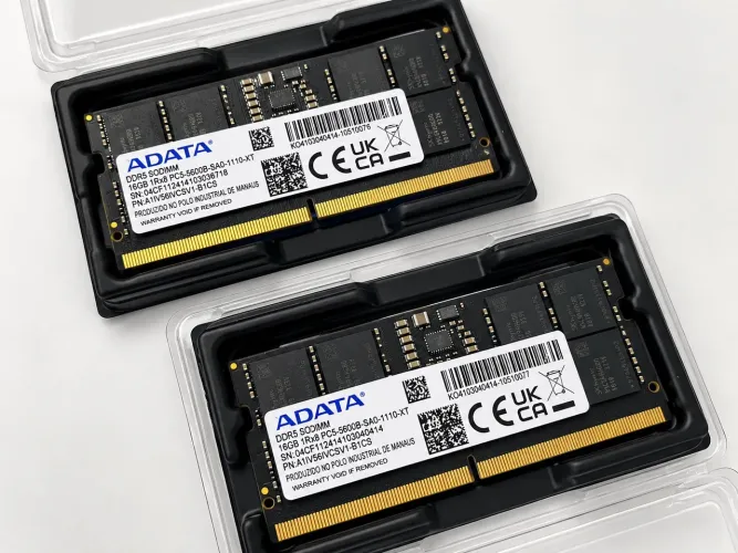 Memória DDR5 Notebook 16GB