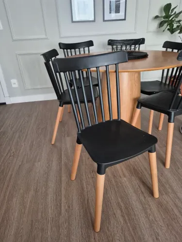 6 Cadeiras farmhouse polipropileno