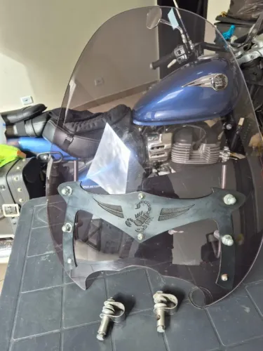 Bolha Para-brisa Para Moto Universal
