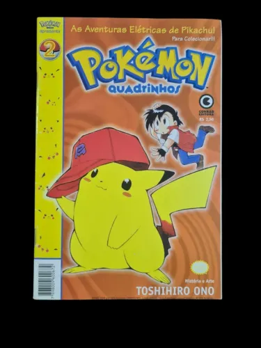 Revista Mangá Hq Pokémon Quadrinhos 2 Conrad